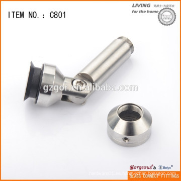 304 acero inoxidable Adjustable Glass triling Corner Connector